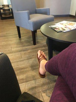 Foot doctor waiting area