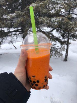 Thai Tea With Boba