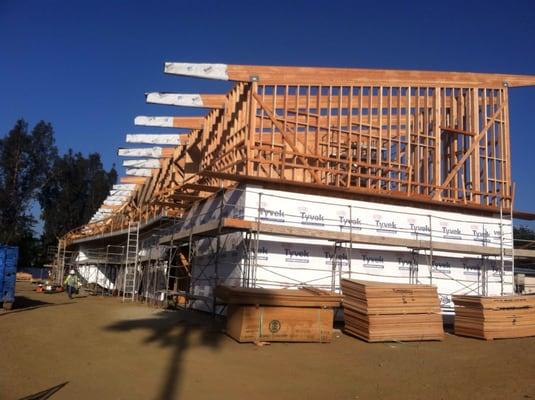 Balfour Beatty Construction building new classroom building at Franklin ES.