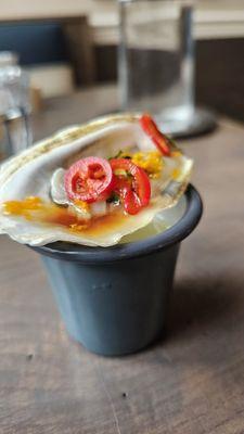 Yuzu oyster shooter.