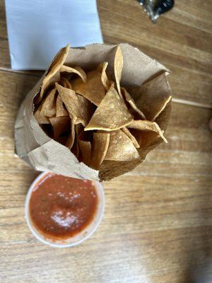 House made chips and salsa