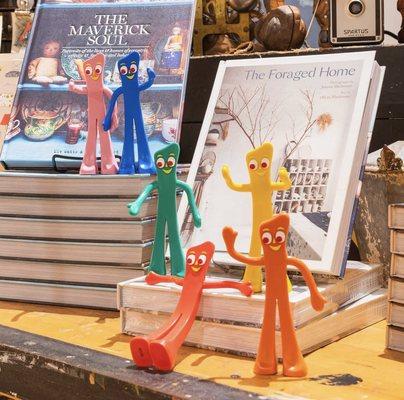 Our team loves these vintage Gumby toys!