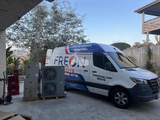 Mitsubishi installation, hvac replacement, AC replacement, furnace replacement, install hvac, San Diego, Escondido