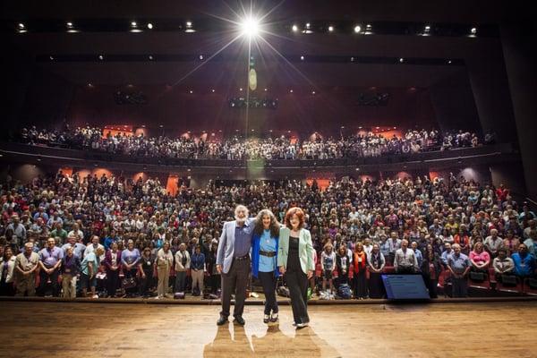 Drs. John and Julie Gottman with Dr. Sue Johnson at The Johnson-Gottman Summit