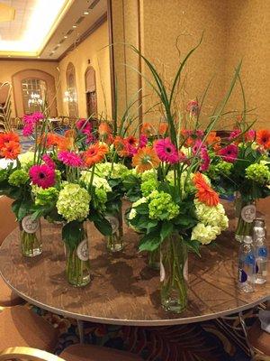 Corporate flowers for large event