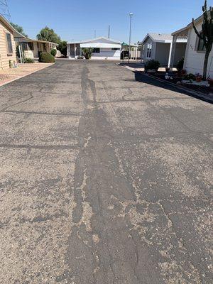 Most Cal-Am properties streets are so bad. They're dirty, old, and broken down.