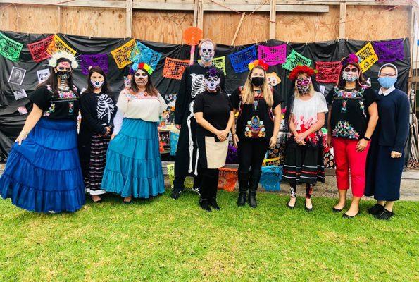 Day of the Dead was celebrated by BSS Staff and students. We celebrated the lived their dearly departed family & friends by a school prayer.