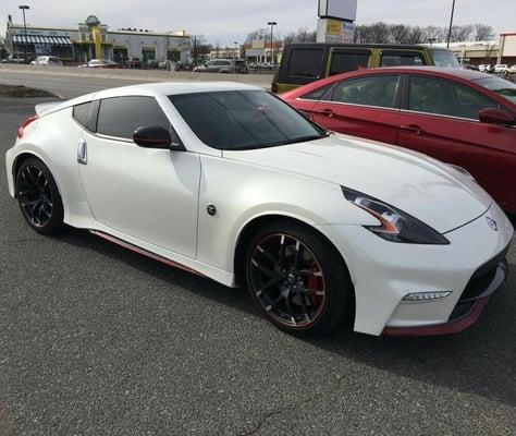 370z with tint all around