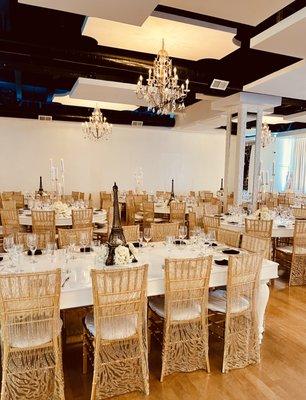 Zebra Room with a capacity or 200 guests