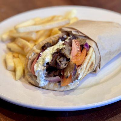 Greek Gyro & Fries