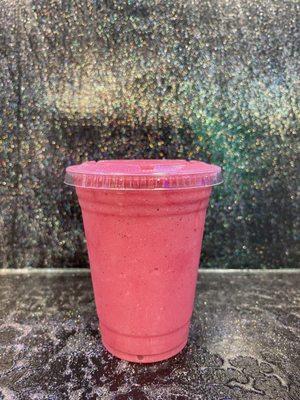 Dragon fruit, pineapple, strawberry, lemonade