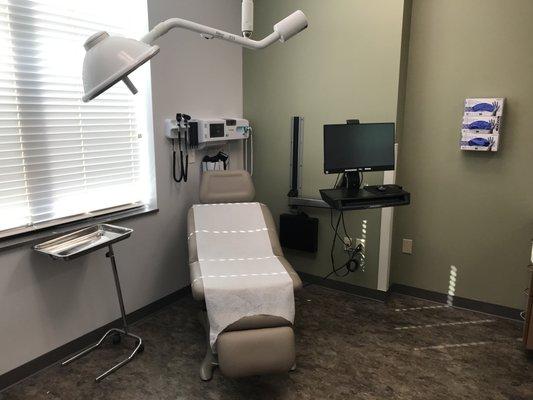 Novant Health-GoHealth Urgent Care Quail Hollow Exam Room