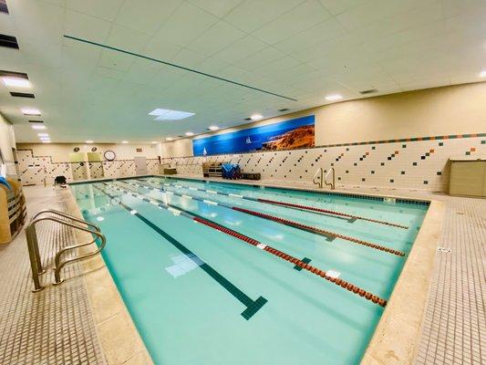 Our indoor heated pool at 24 Hr Fitness in Rancho Peñasquitos