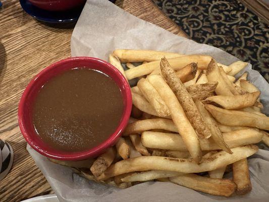 French fries with gravy