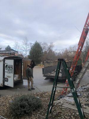 Siding Pros of Idaho hard at work