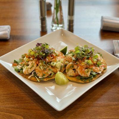 Shrimp Ceviche Tostadas