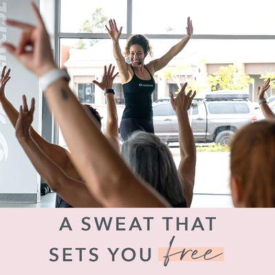 Break free from boring workouts with 2 weeks
of dance party workouts for LESS than $5 a
day!