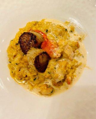 Blvd seafood risotto