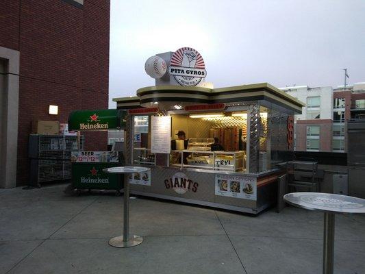 New food stand at AT&T Park.