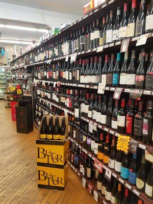 wide selections of wine