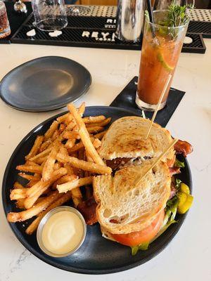 BLT with Black Truffle Fries