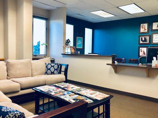 Our dental office has a comfortable setting for you to relax.