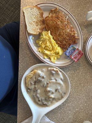 Biscuits and gravy