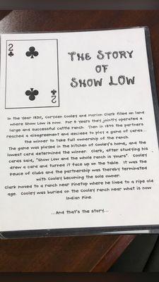 The story of Show Low from Days Inn Hotel