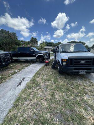 Dodge ram inspection oil, Maintence check, tire rotation.