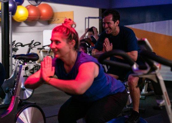 Hybrid HIIT Cycle Class in our Multisport studio.