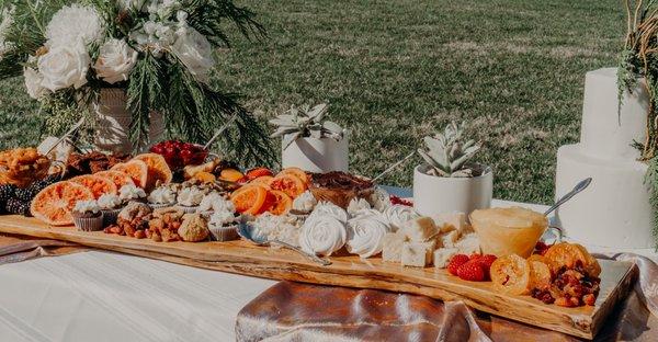 Sweet Charcuterie. Let your guests pick their favorite.