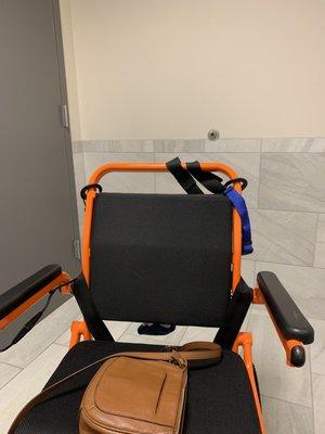 Lots of room for a Powerchair in the restroom