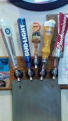 Beer on tap