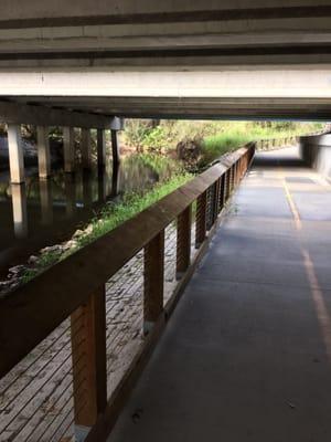 Under Linebaugh Ave