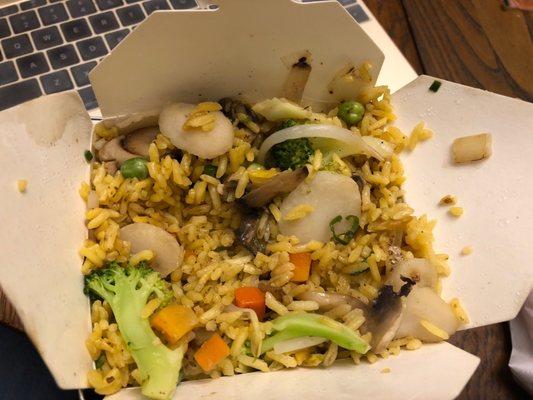 Vegetable fried rice