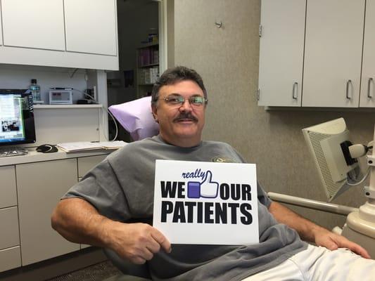 Another Bakersfield dental patient leaves happy after his dental cleaning!