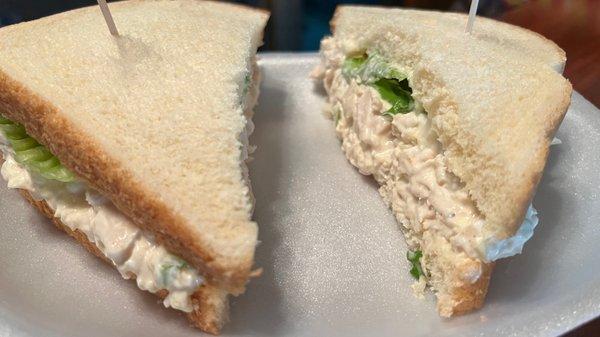 Excellent chicken salad sandwich!