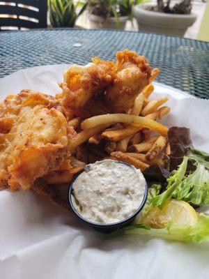 Fish and chips (haddock)