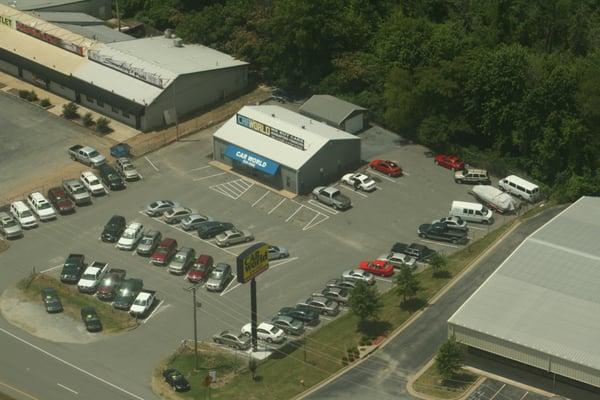 Aerial view of the Sherwood Location