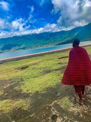 Hiking with Maasai