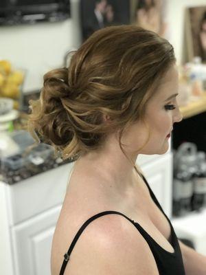 Romantic Bridal updo