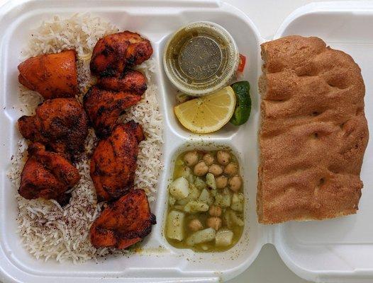 Chicken kabob combo