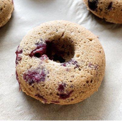 Blueberry Cassava Flour Doughnut