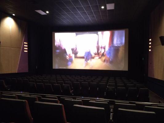 Barbie starts in 4 minutes...Theater empty on Sunday two days after premier!