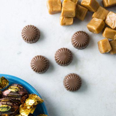 For the ultimate in sweetness, taste our Milk Chocolate Caramel Meltaways. Irresistible caramel pairs with smooth milk chocolate.