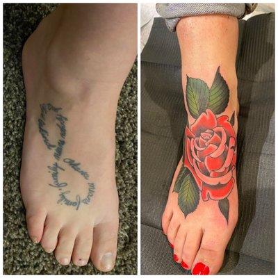 Before and After cover up by Dan Pemble