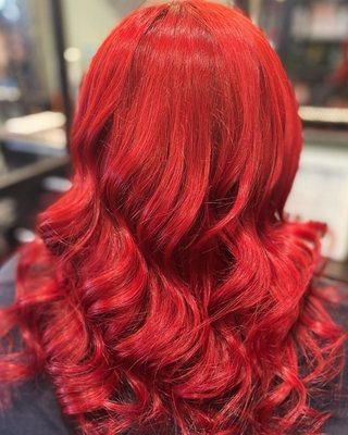 We are putting the vibe in vibrancy with this Vivid Red.