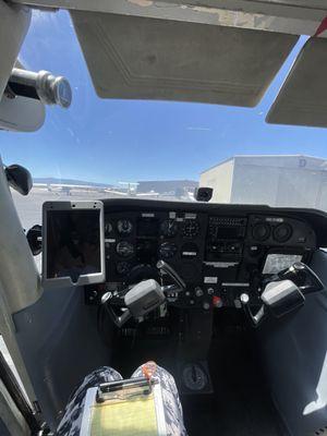 Plane cockpit