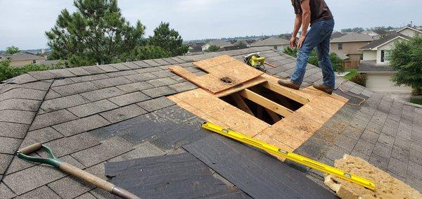 Roof repair process