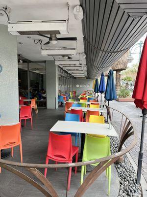 Outdoor seating